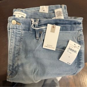 NWT Good American Good Legs Flare jeans size 16 indigo390